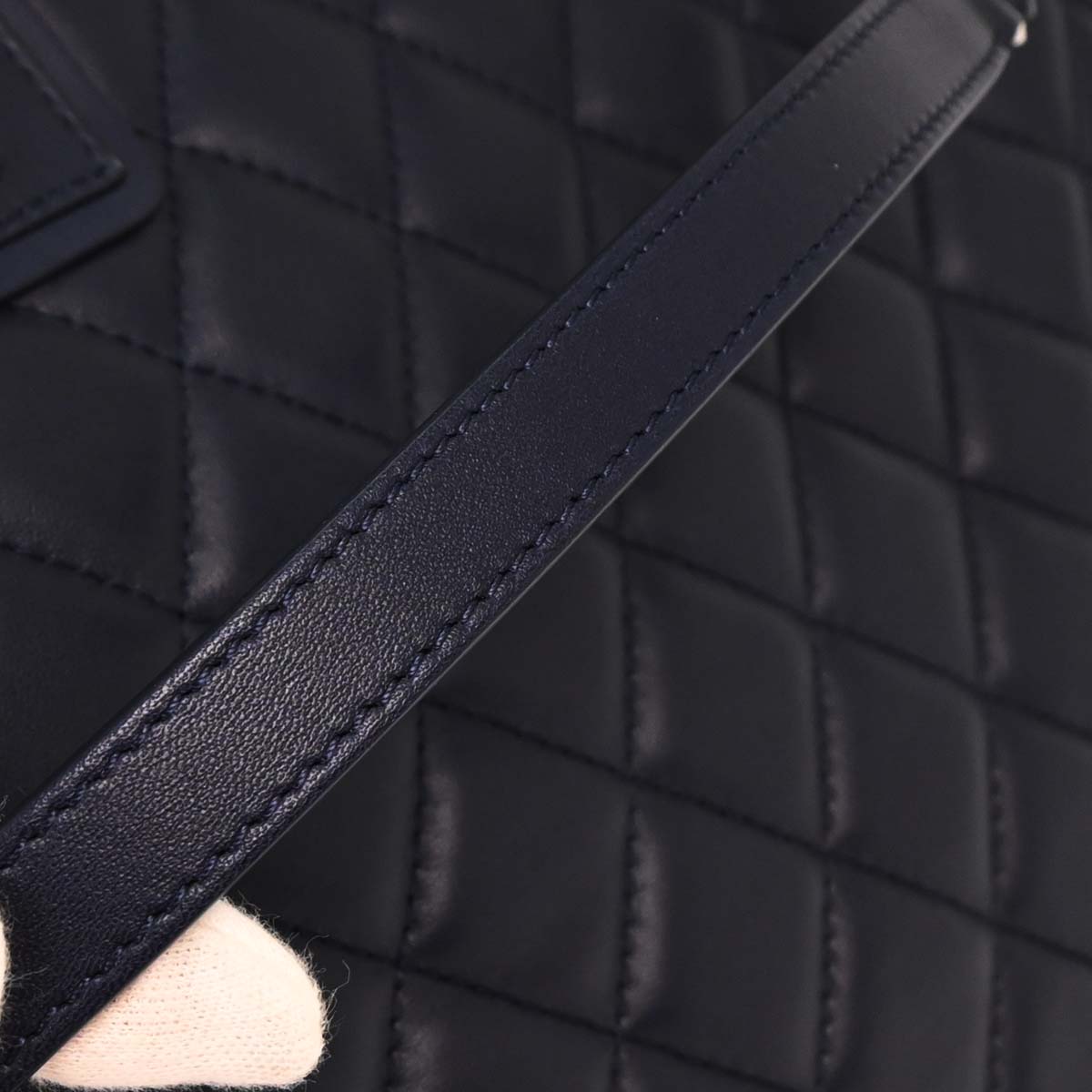 Chanel 2014-2015 Navy Calfskin Shopping Tote 2way Shoulder Handbag