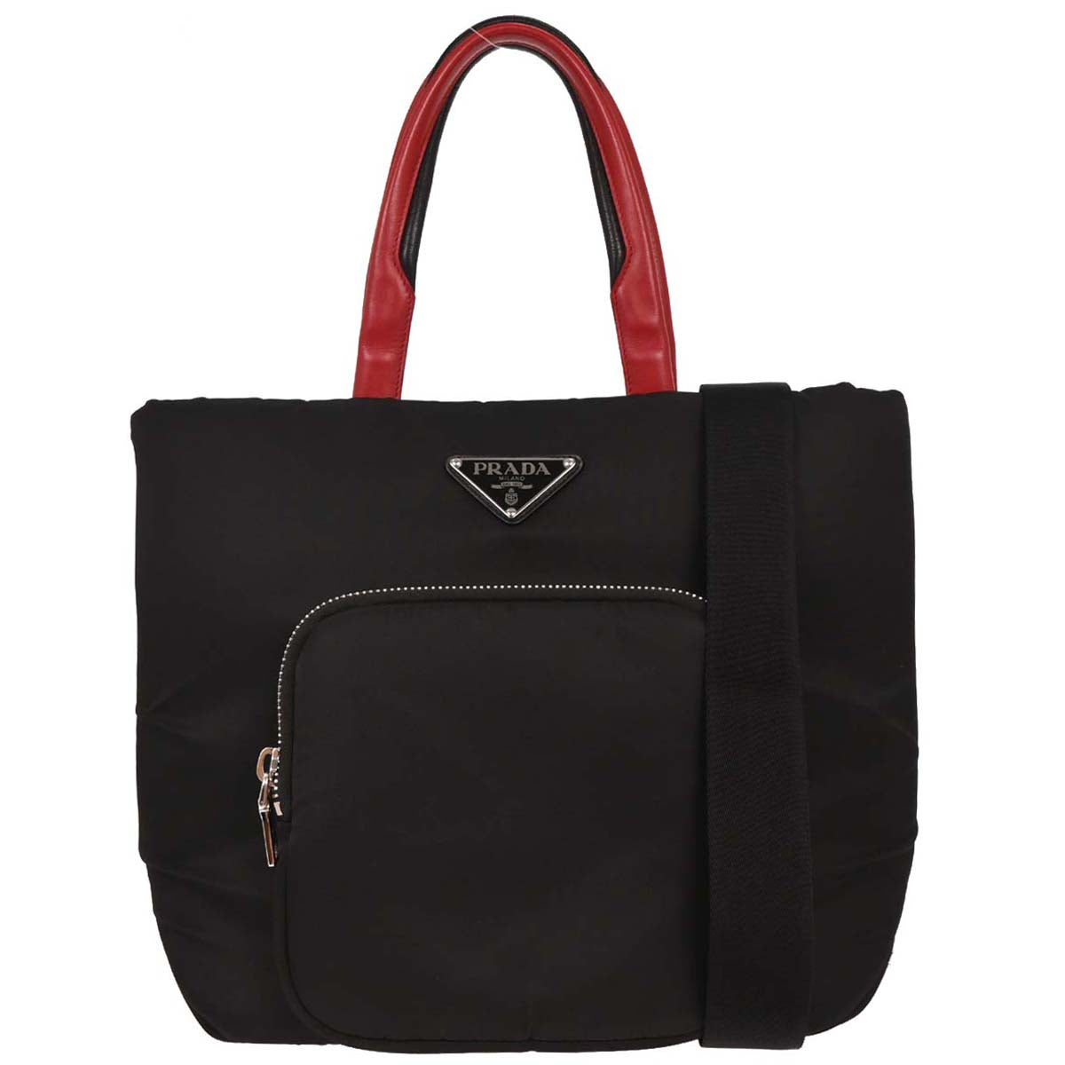 Prada Black Nylon 2way Shoulder Handbag