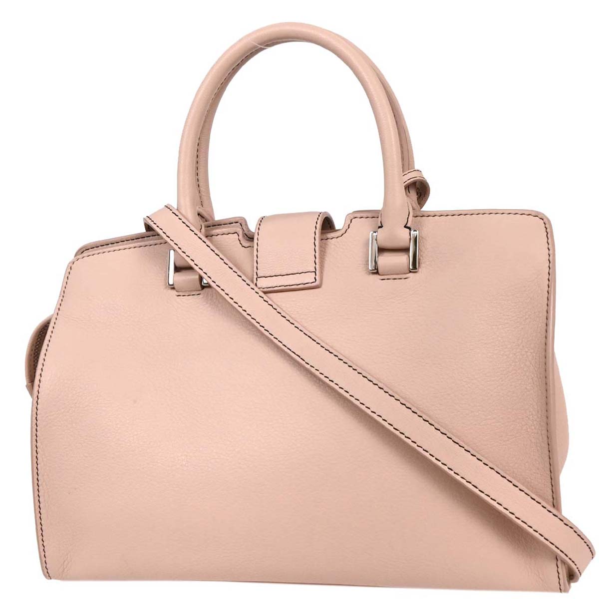 Saint Laurent Light Pink Baby Cabas 2way Shoulder Handbag