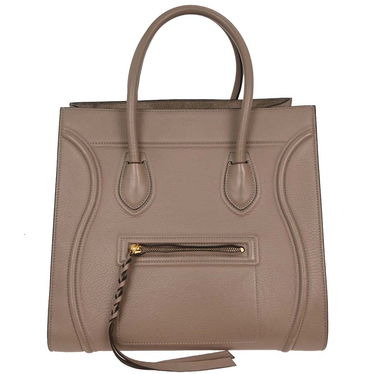 Celine Brown Phantom Luggage Tote Bag