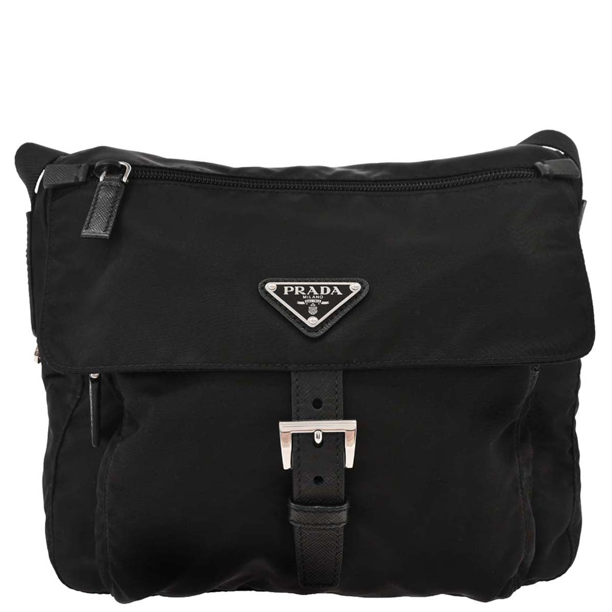 Prada Black Nylon Shoulder Bag