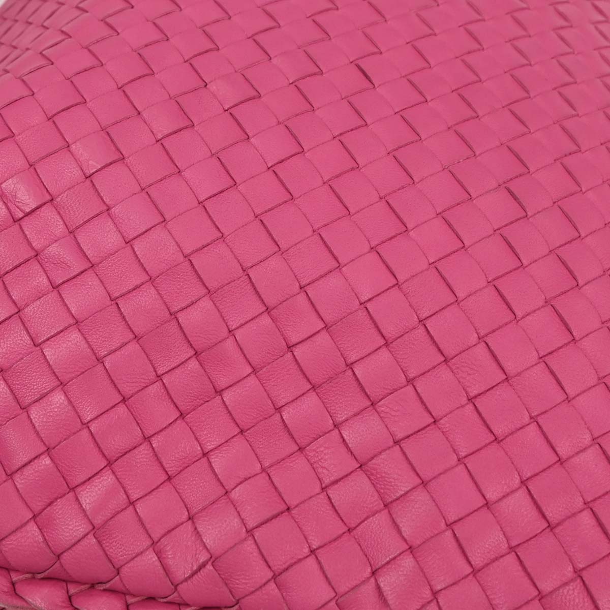 Bottega Veneta Pink Intrecciato Hobo Handbag
