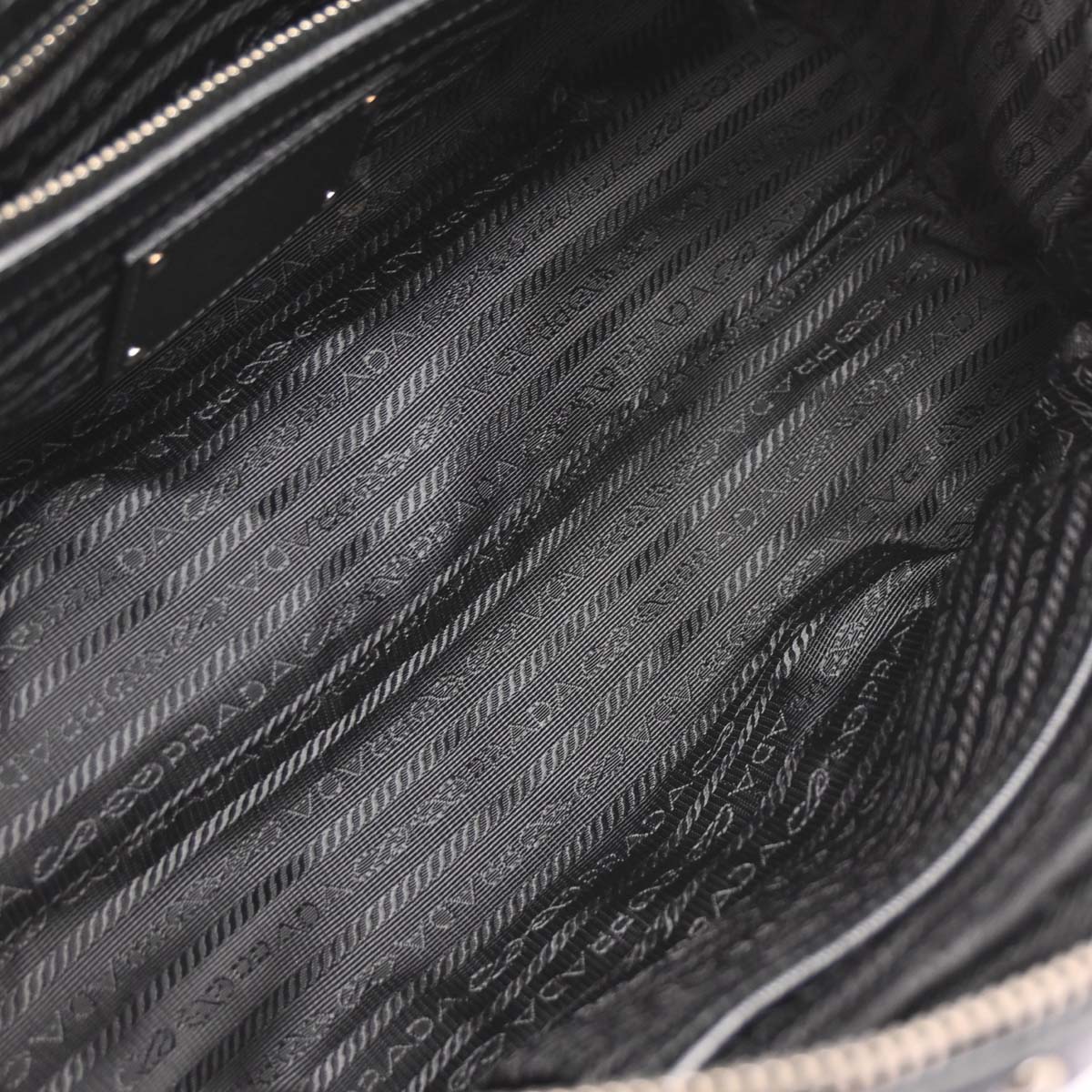 Prada Black Nylon 2way Shoulder Handbag