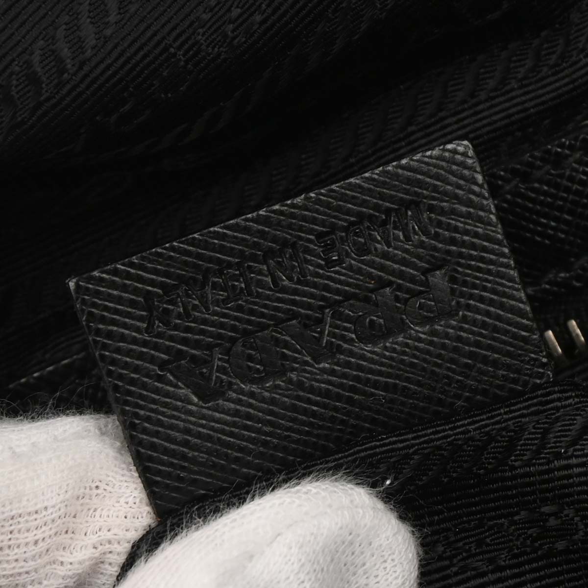 Prada Black Nylon 2way Shoulder Handbag