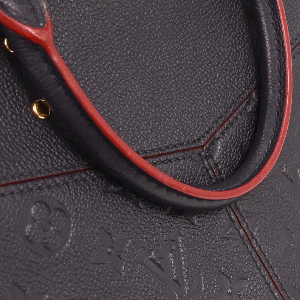 Louis Vuitton 2019 Navy Monogram Empreinte Sully PM Handbag M54195