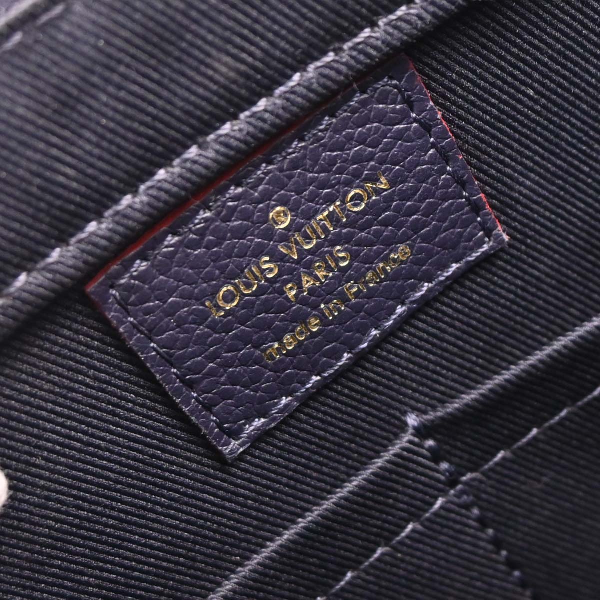 Louis Vuitton 2019 Navy Monogram Empreinte Sully PM Handbag M54195