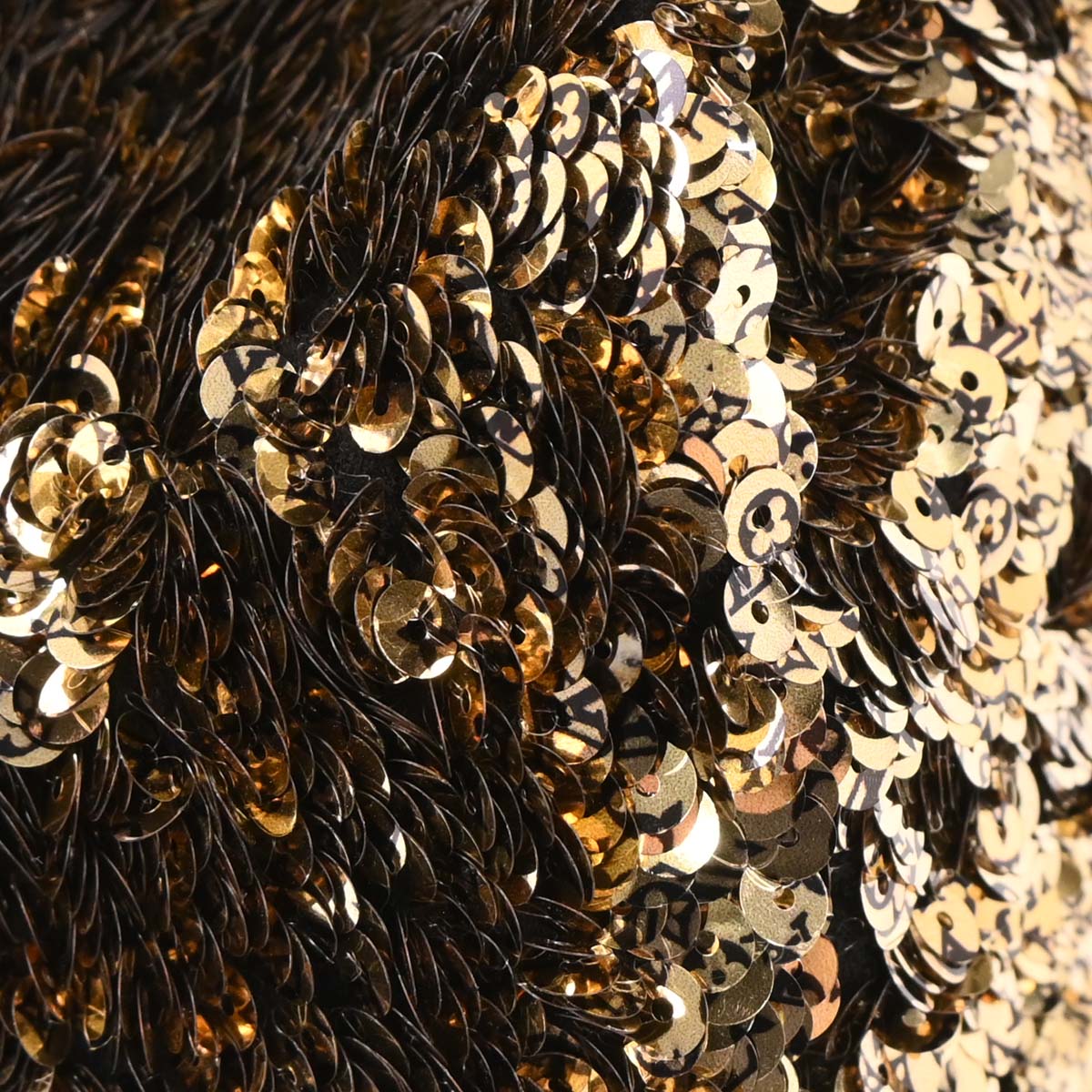 Louis Vuitton 2019 Gold Black Mini Noe Rococo All Sequin Bag