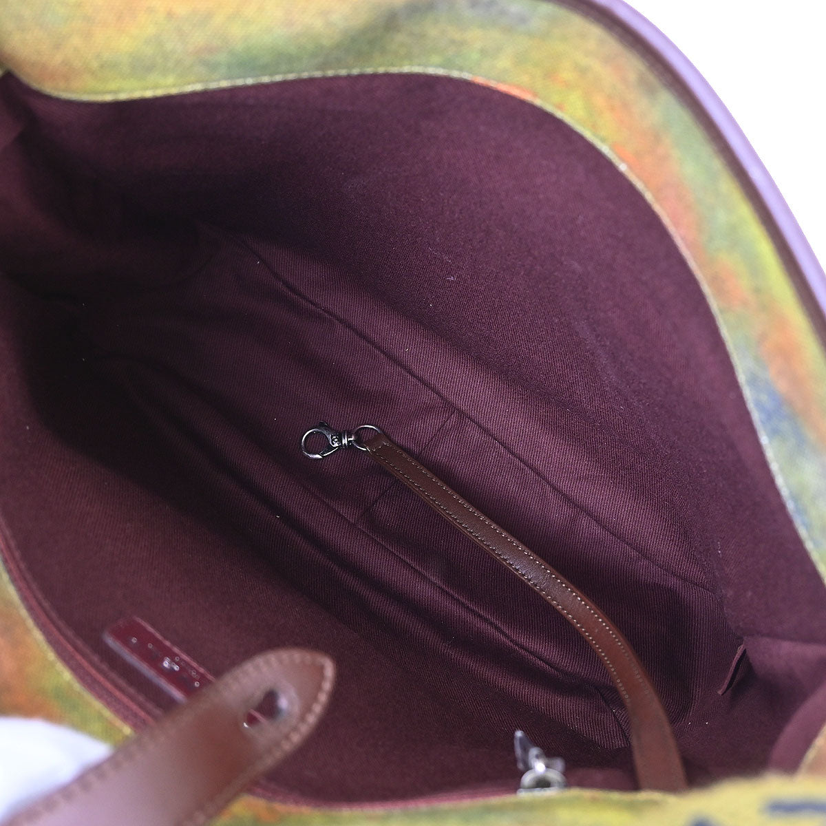 Chanel 2015-2016 Khaki Canvas Graffiti On The Pavement Shoulder Bag