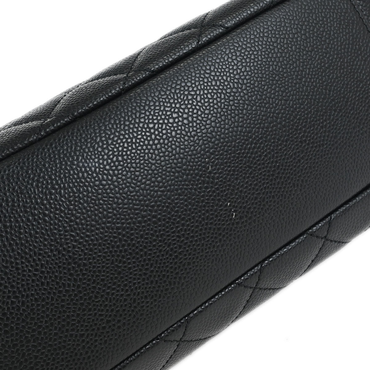 Chanel 2013-2014 Black Caviar Tote Chain Handbag