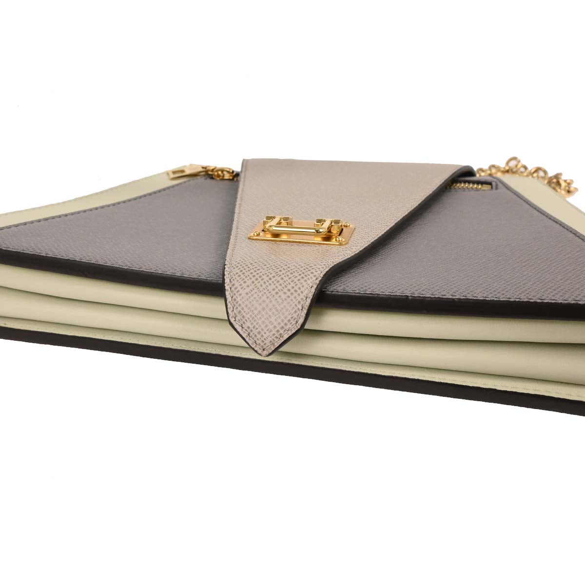 Louis Vuitton 2018 Gray Taiga Trapeze Shoulder Bag M53813