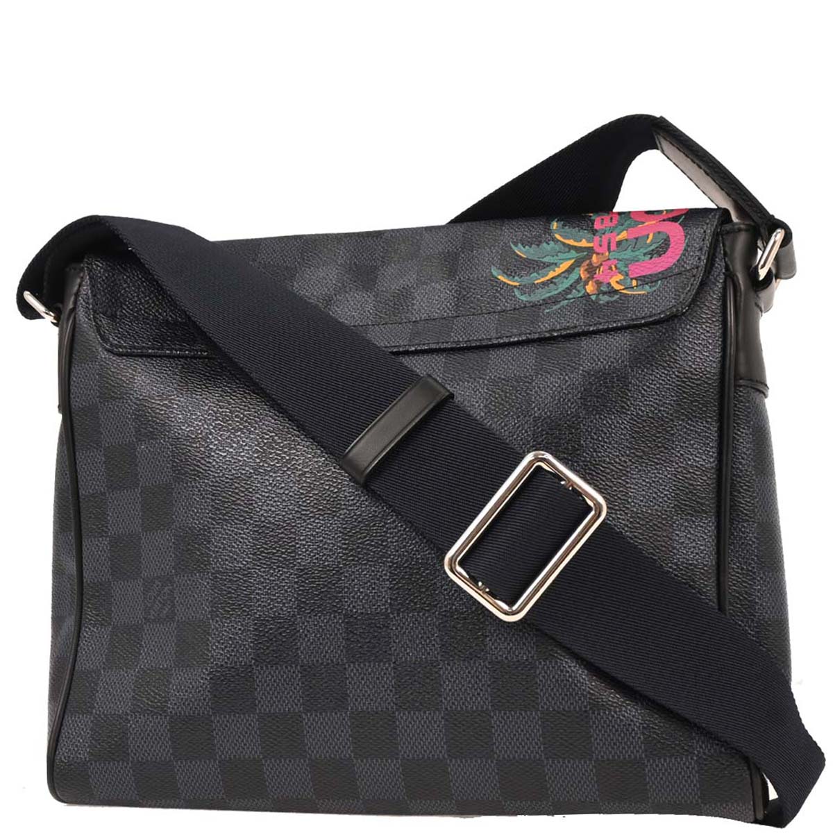 Louis Vuitton 2017 Damier Cobalt District PM NM Shoulder Bag N50005