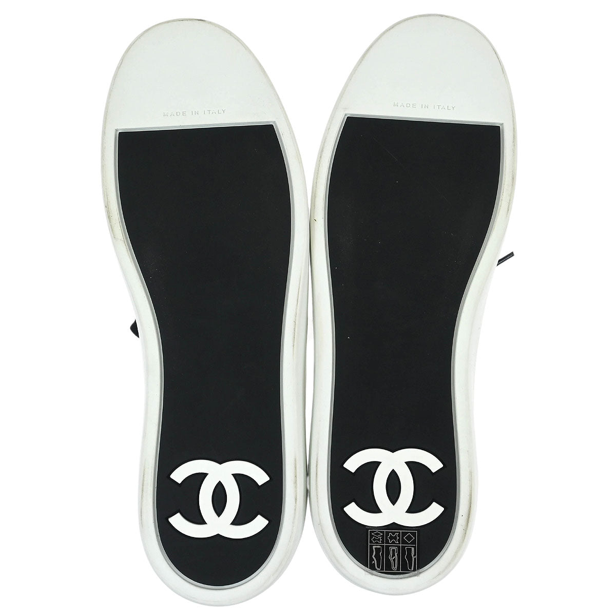 Chanel * Black Sneakers Shoes #39