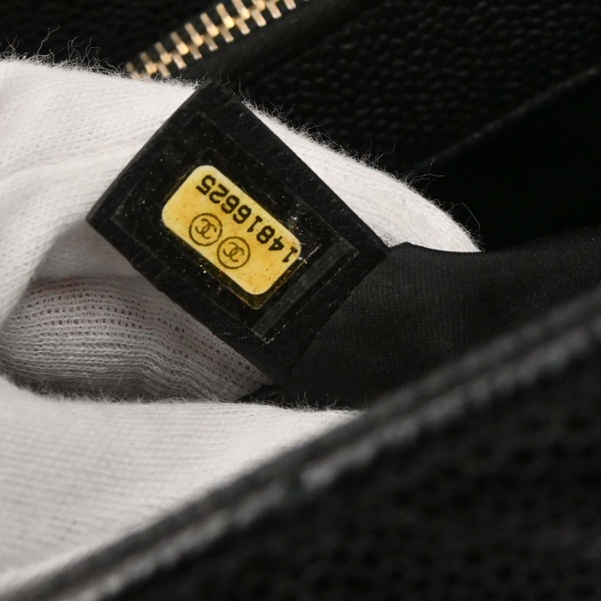 Chanel 2010-2011 Black Caviar Grand Shopping Tote GST Chain Handbag