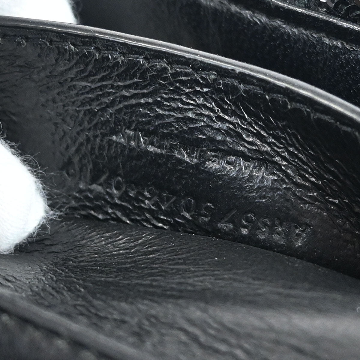 Saint Laurent Black Sequins Sulpice Shoulder Bag