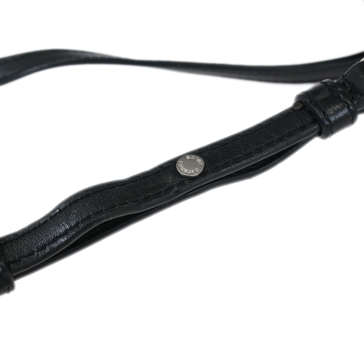 Saint Laurent Black Loulou Shoulder Bag