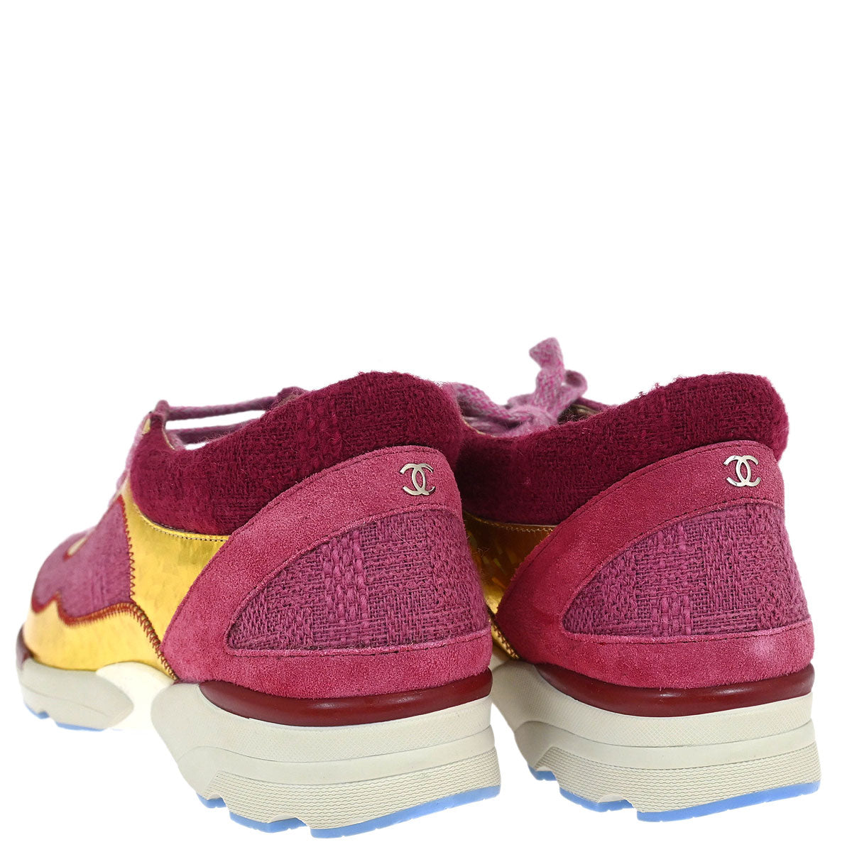 Chanel * Pink Sneakers Shoes #37