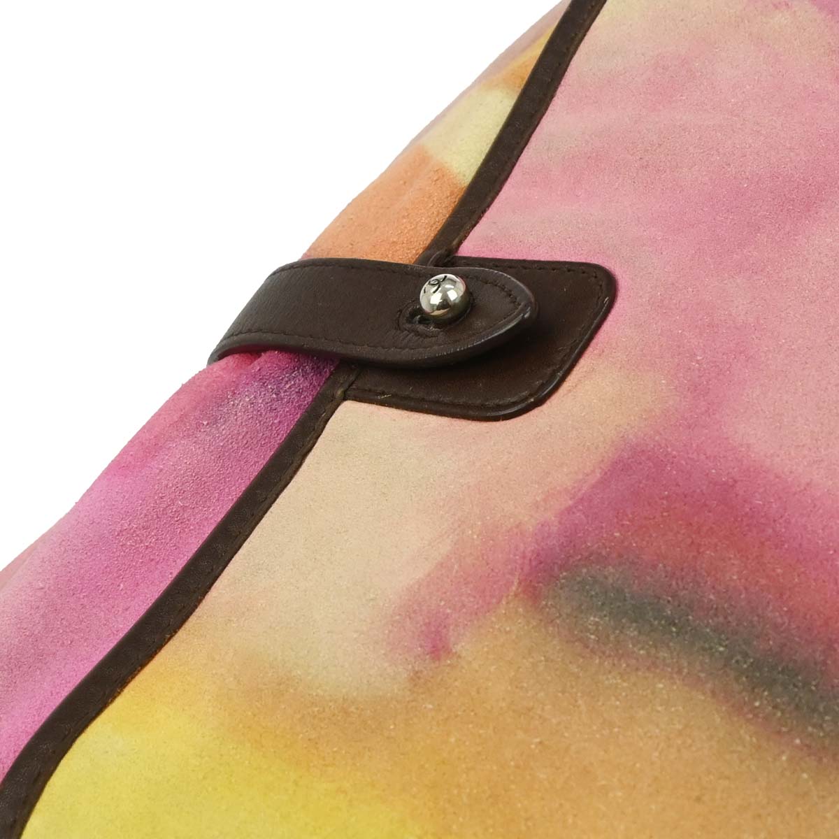 Chanel 2014-2015 Yellow Suede Flap Shoulder Bag