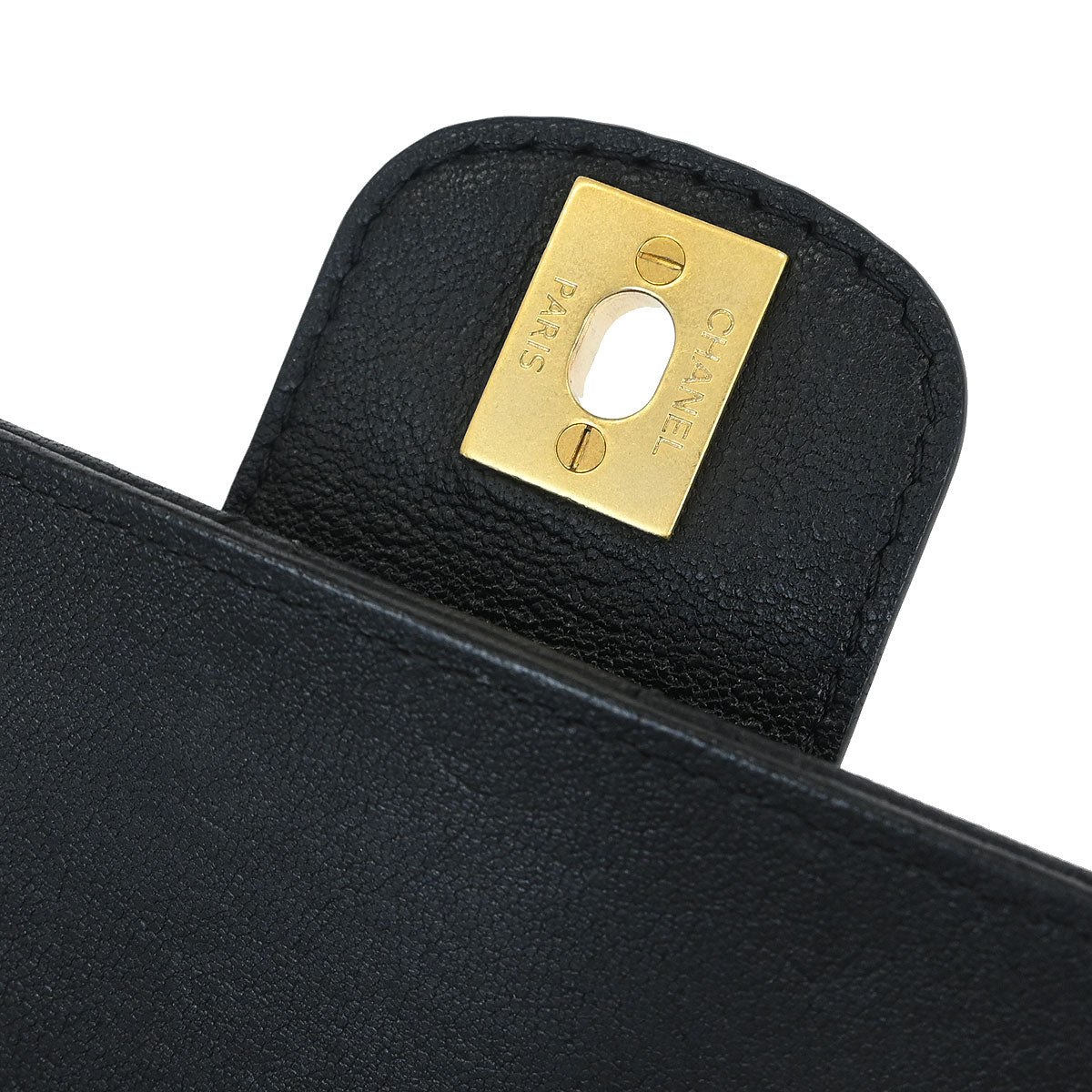 Chanel 2017-2018 Black Calfskin Shoulder Bag