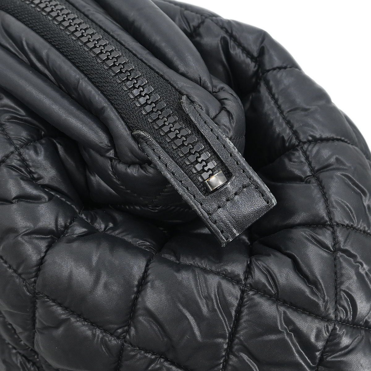 Chanel 2011 Black Nylon Coco Cocoon Bowling Bag Handbag