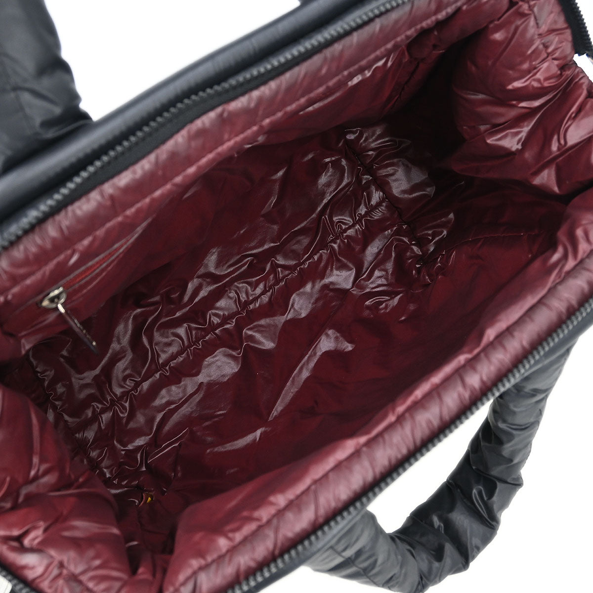 Chanel 2011 Black Nylon Coco Cocoon Bowling Bag Handbag