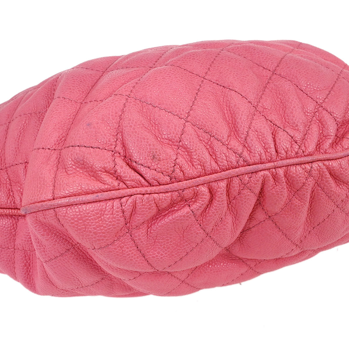 Chanel Pink Caviar Tote Drawstring Handbag