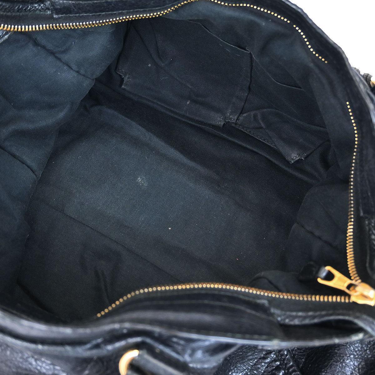 Balenciaga Black The Giant City 2way Shoulder Handbag