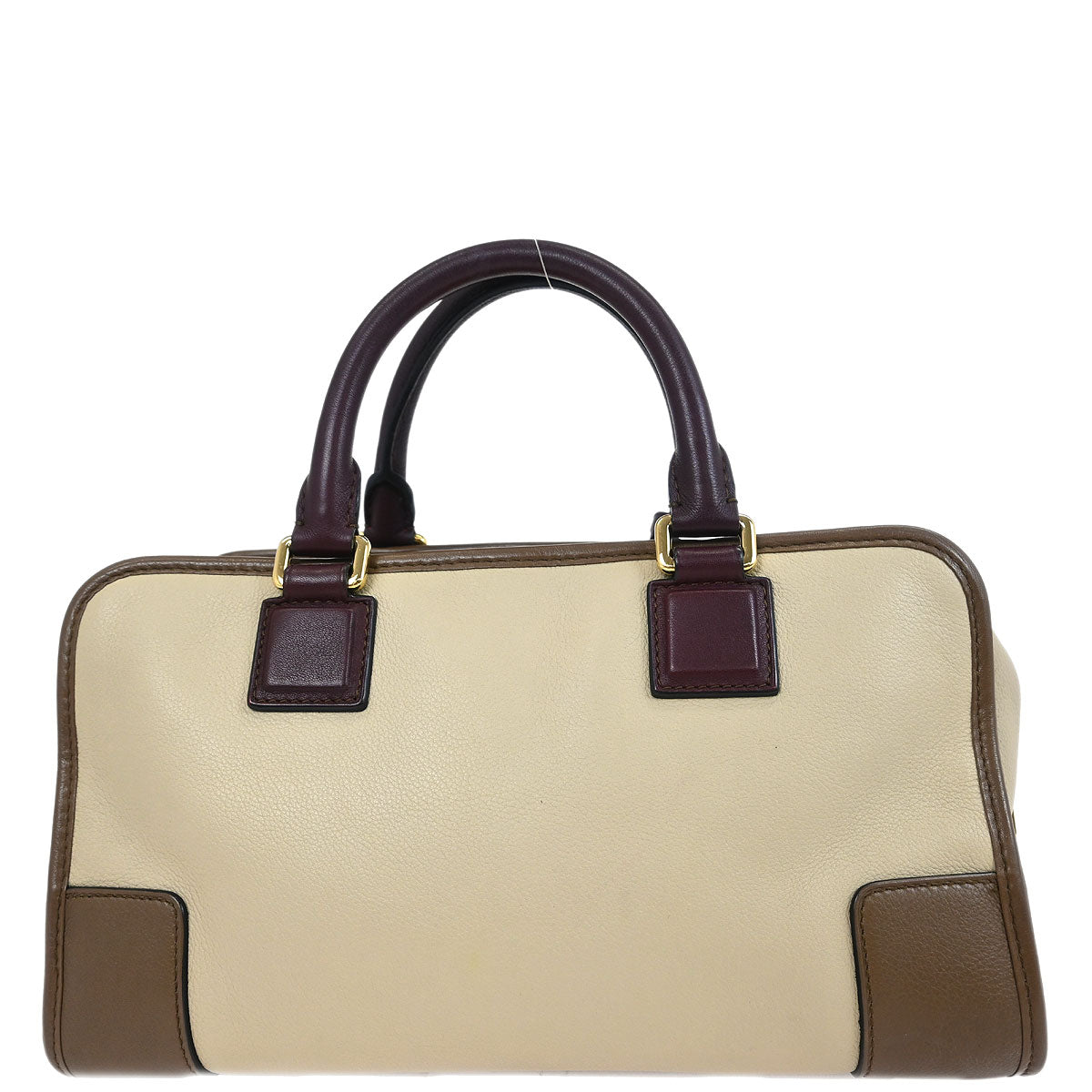 Loewe Beige Brown Bordeaux Amazona 28 Handbag