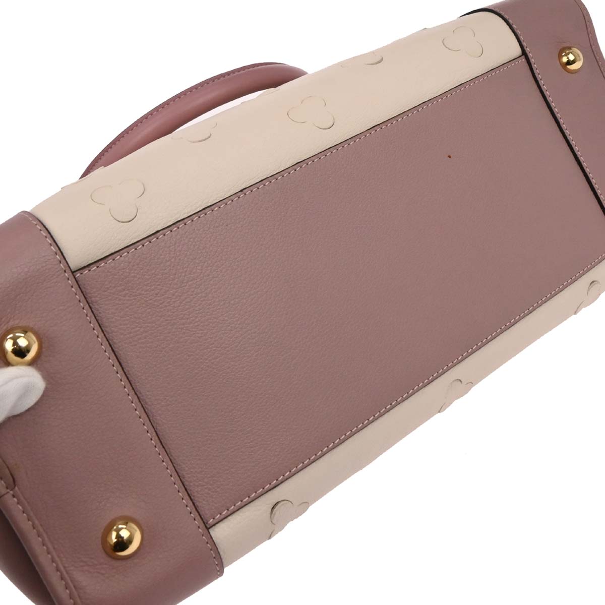 Loewe Off-white Leather Cherry Blossom Amazona 36 Handbag