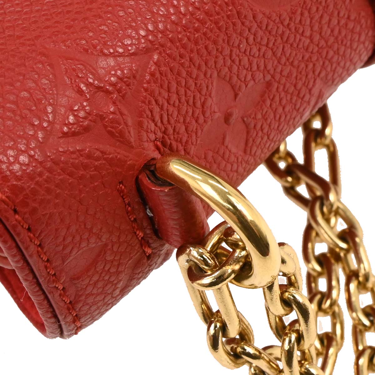 Louis Vuitton 2018 Red Monogram Empreinte Saint Sulpice PM M43393