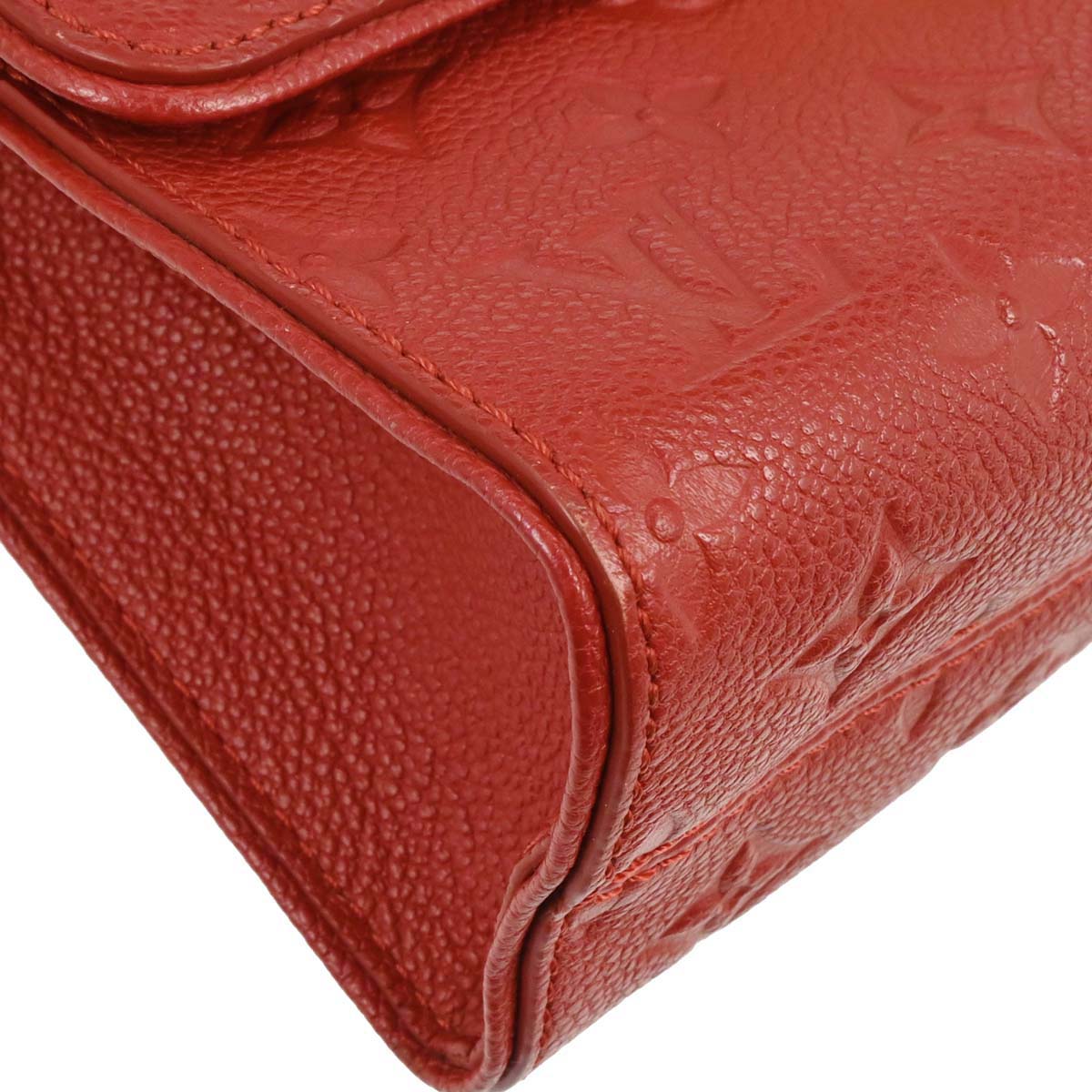 Louis Vuitton 2018 Red Monogram Empreinte Saint Sulpice PM M43393