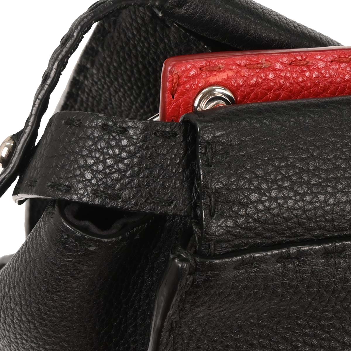 Fendi Black Peekaboo Fit 2way Shoulder Handbag