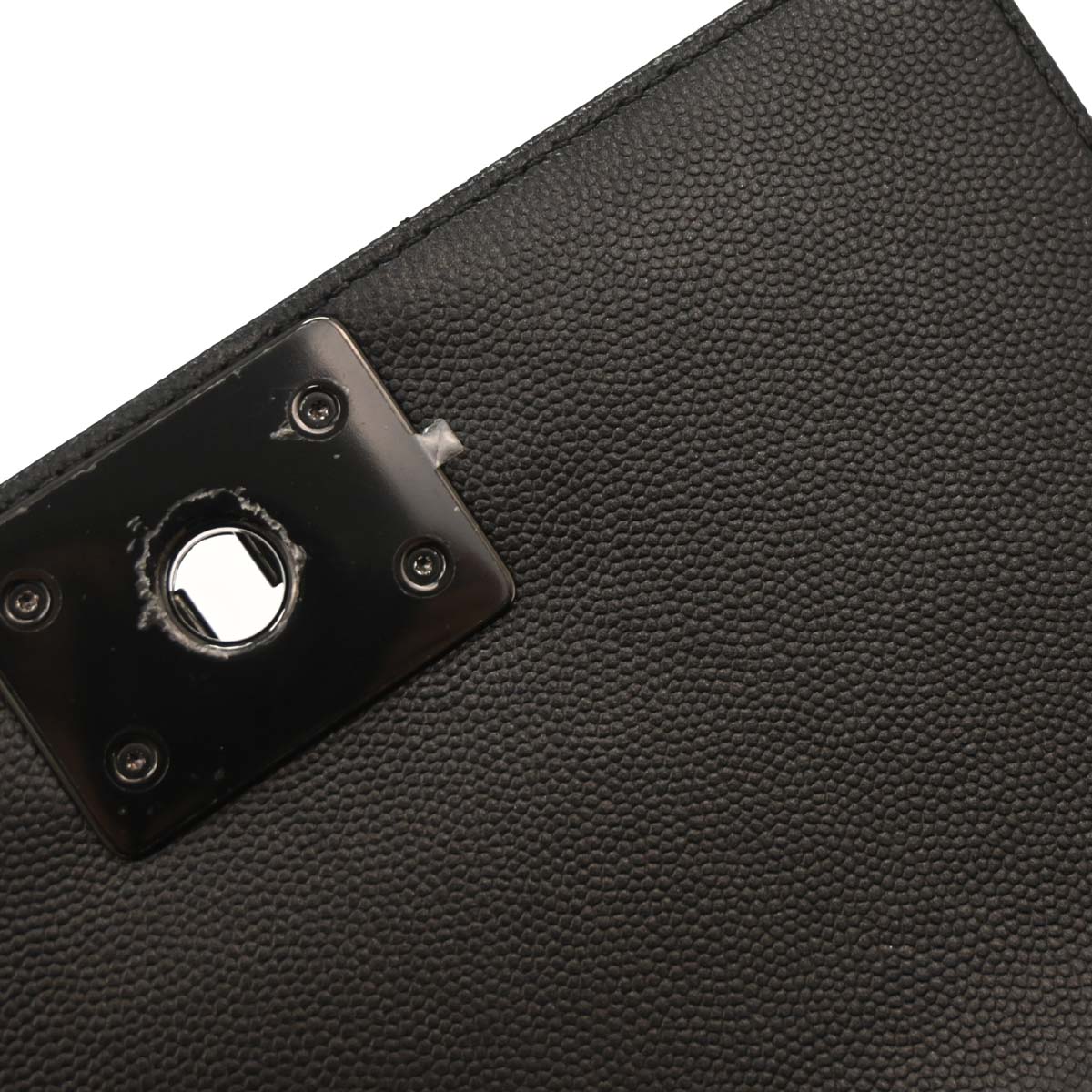 Boy Chanel 2017-2018 Black Caviar Small Chain Shoulder Bag