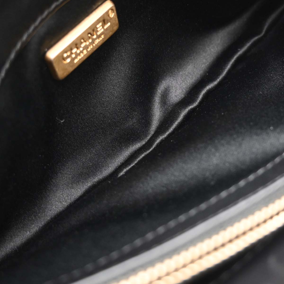 Chanel Black Sequins Dare To Disturb Shoulder Bag