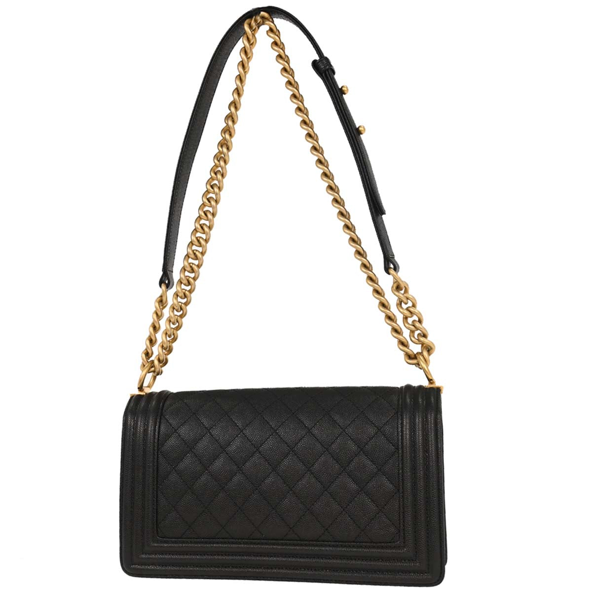 Boy Chanel Black Caviar Medium Shoulder Bag