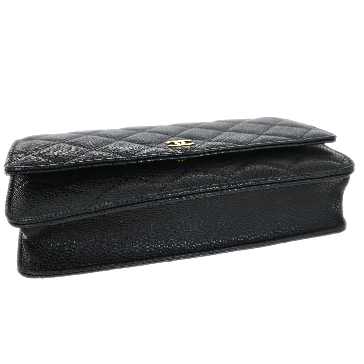 Chanel Black Caviar Classic WOC Wallet On Chain