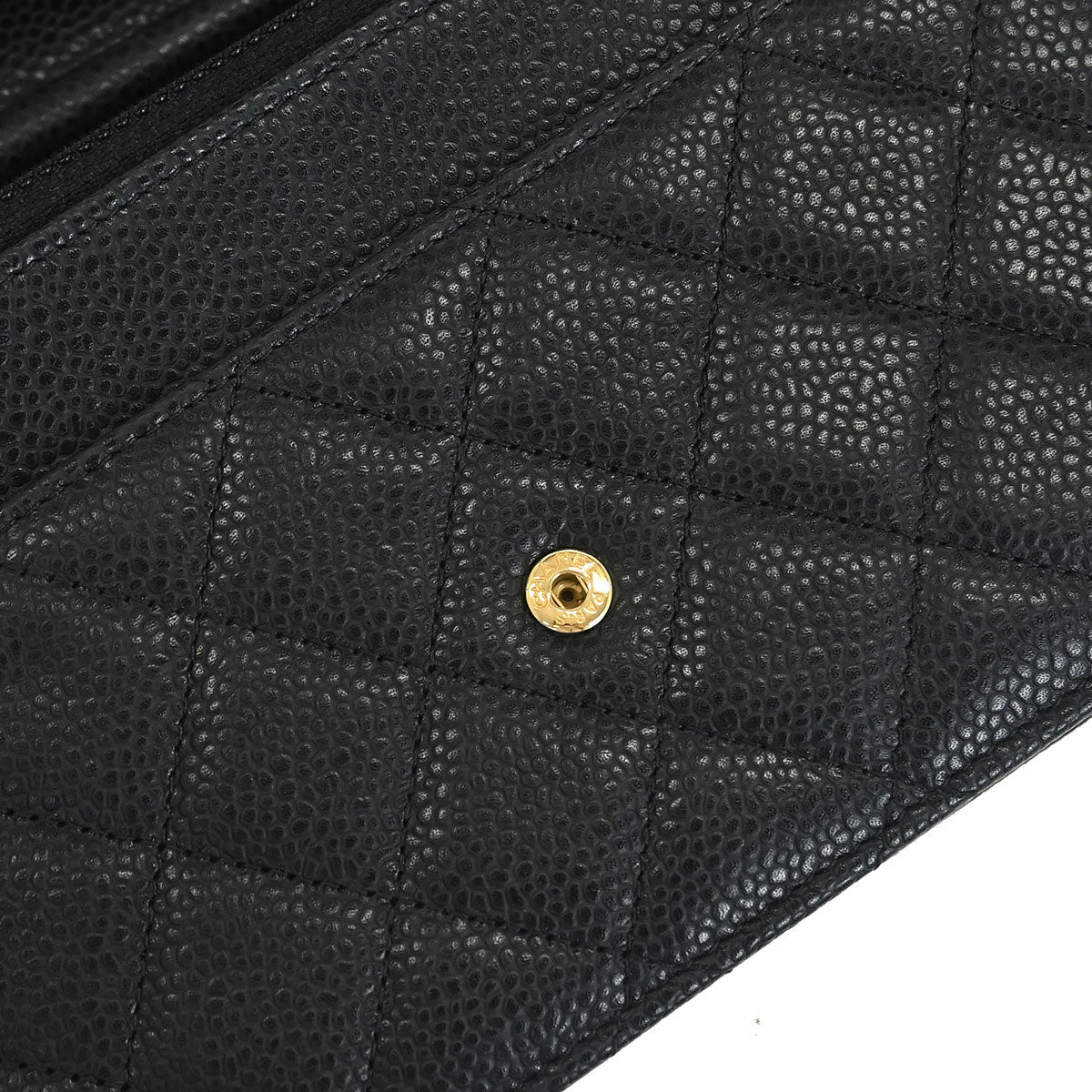 Chanel Black Caviar Classic WOC Wallet On Chain