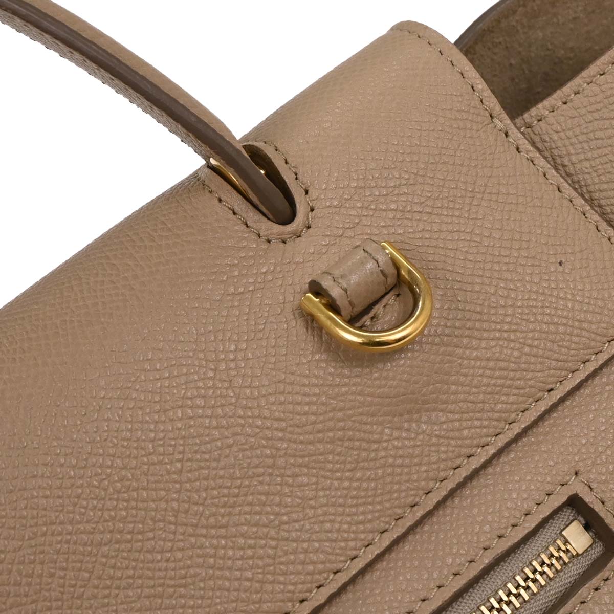 Celine Beige Belt Bag 2way Shoulder Handbag