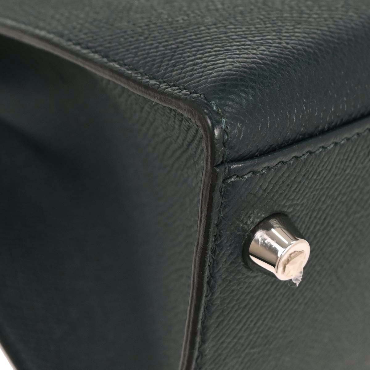 Hermes Vert Cypres Epsom Kelly 28 Sellier 2way Shoulder Handbag