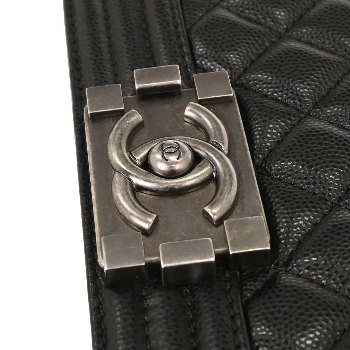 Boy Chanel 2019 Black Caviar Small Chain Shoulder Bag