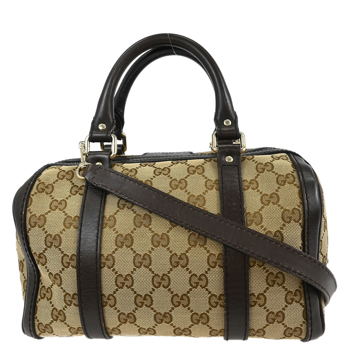 Gucci Beige GG 2way Duffle Shoulder Handbag