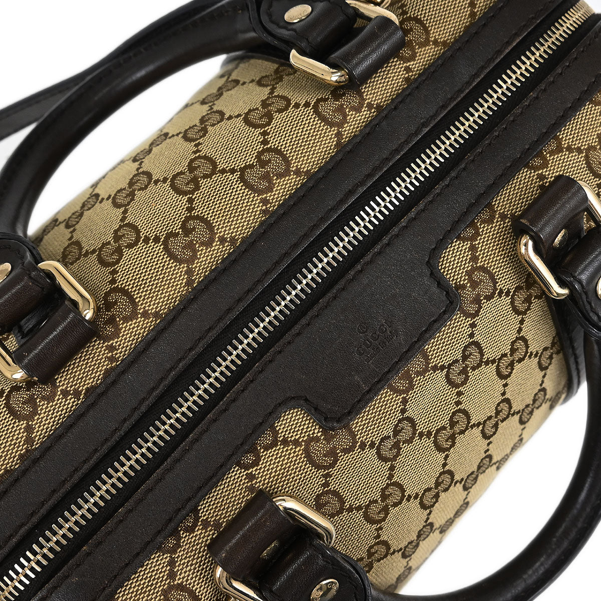 Gucci Beige GG 2way Duffle Shoulder Handbag