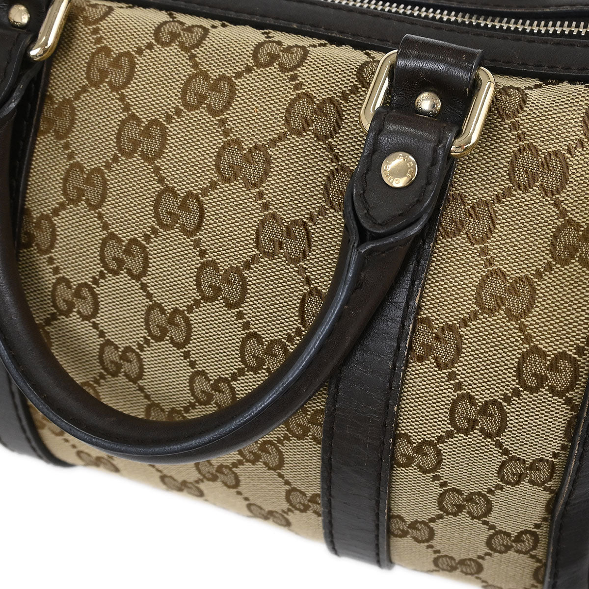 Gucci Beige GG 2way Duffle Shoulder Handbag