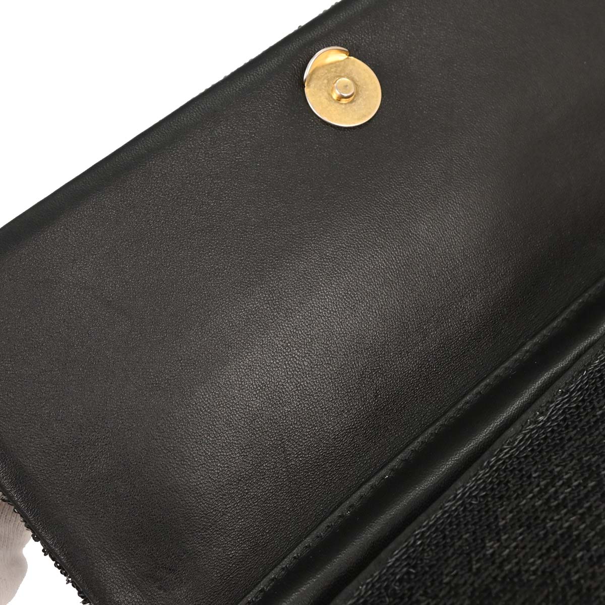 Chanel 2017 Black Sequins Dare To Disturb Shoulder Bag