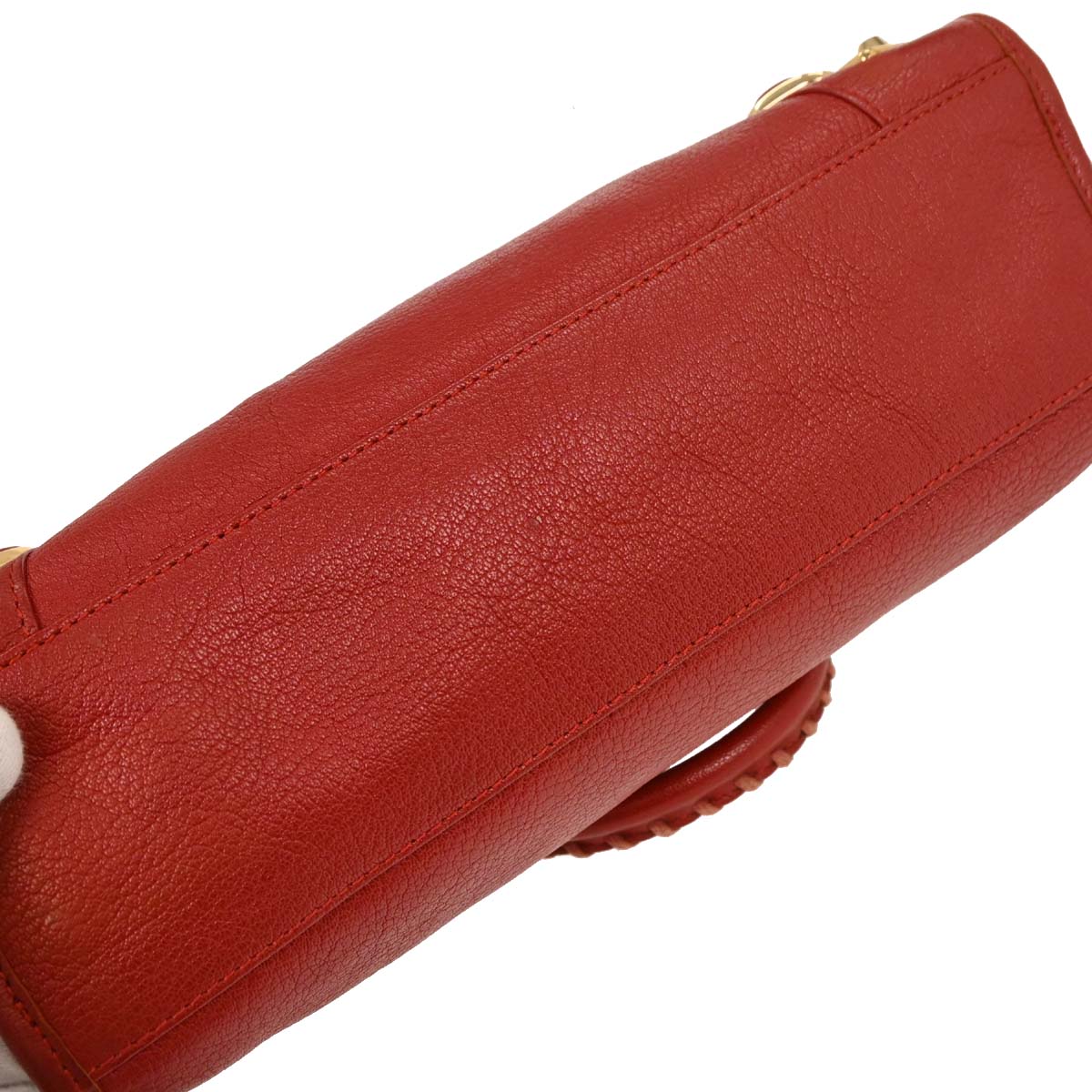 Balenciaga Red City Small 2way Shoulder Handbag