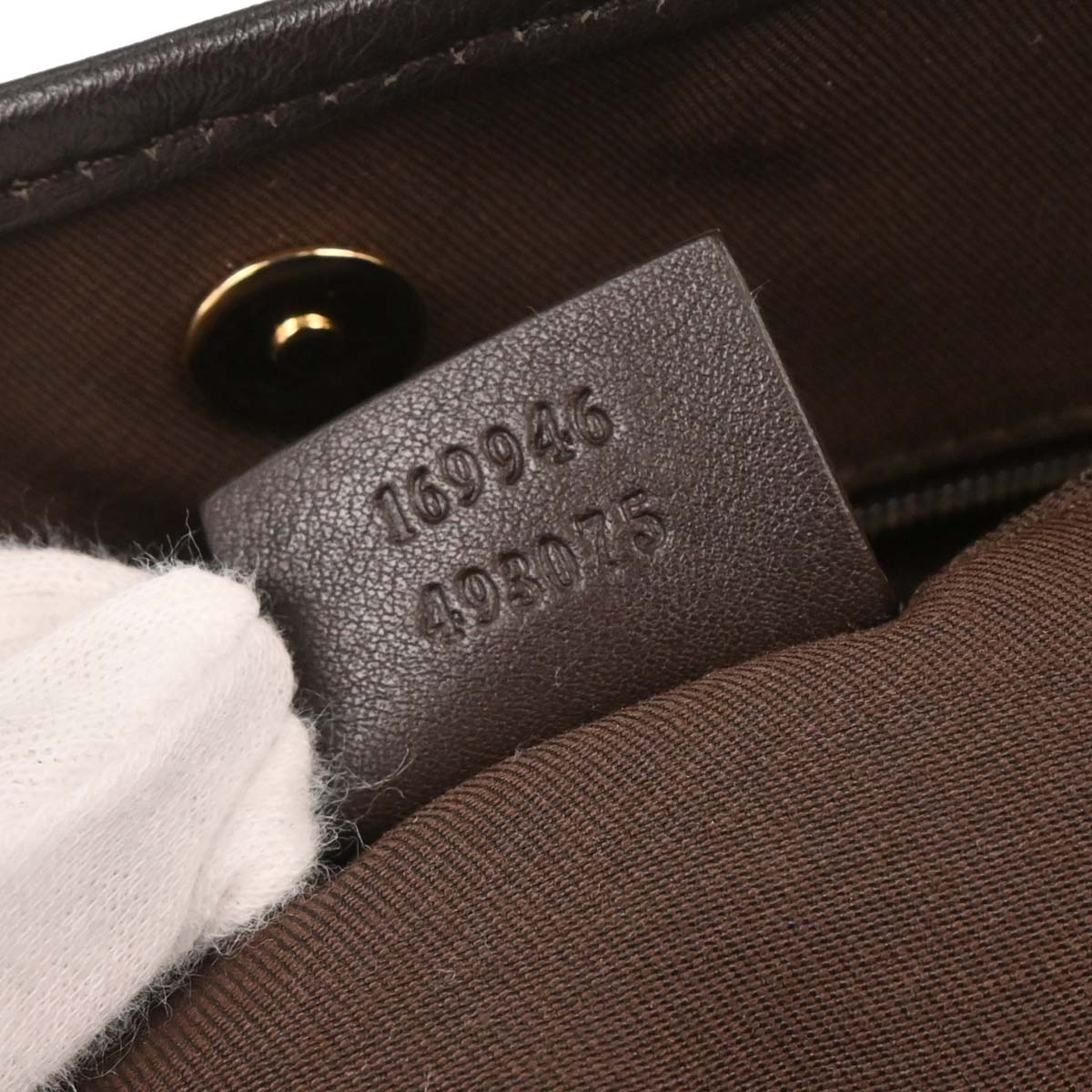 Gucci Brown Beige GG Tote Bag