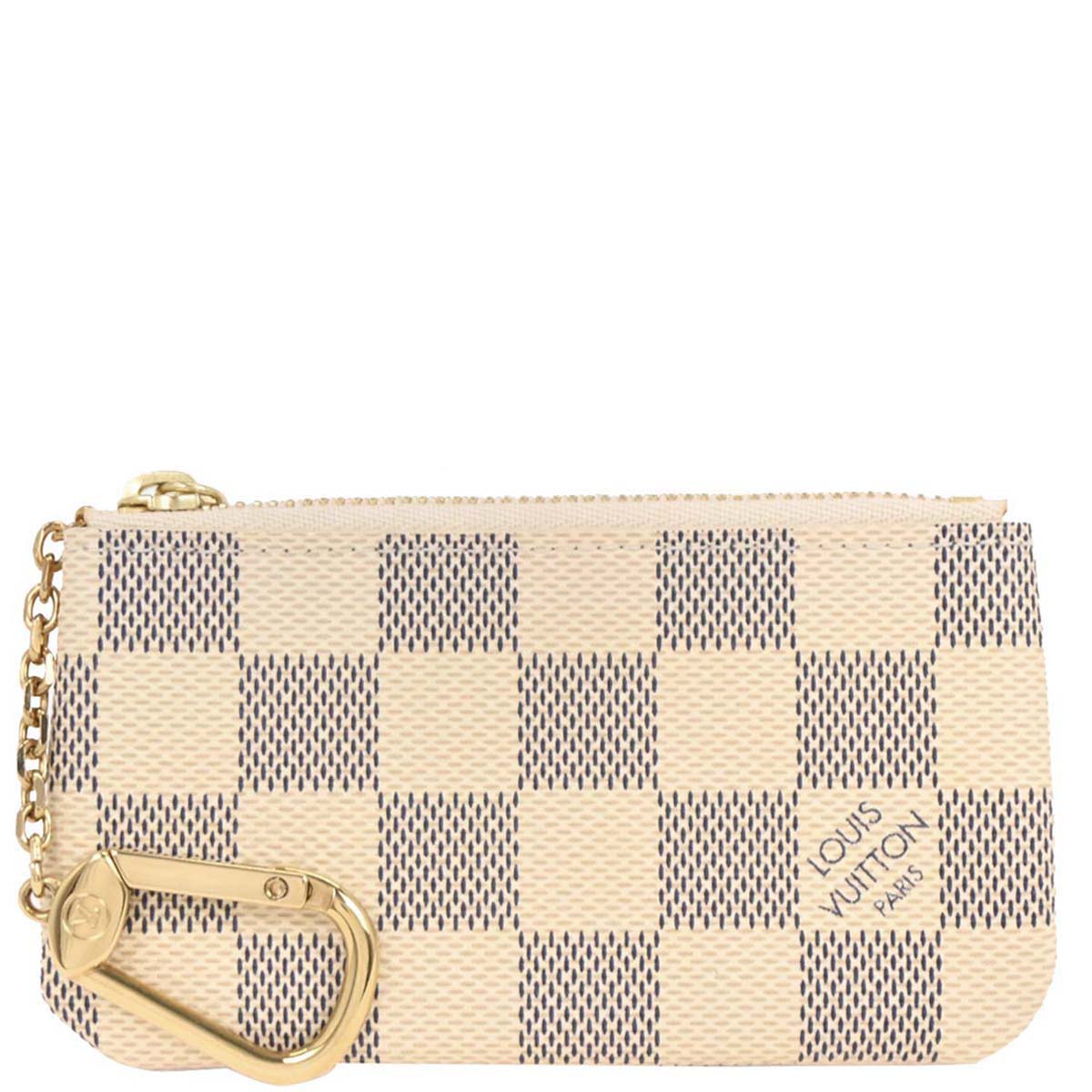 Louis Vuitton Damier Azur Pochette Cles Coin Case N62659