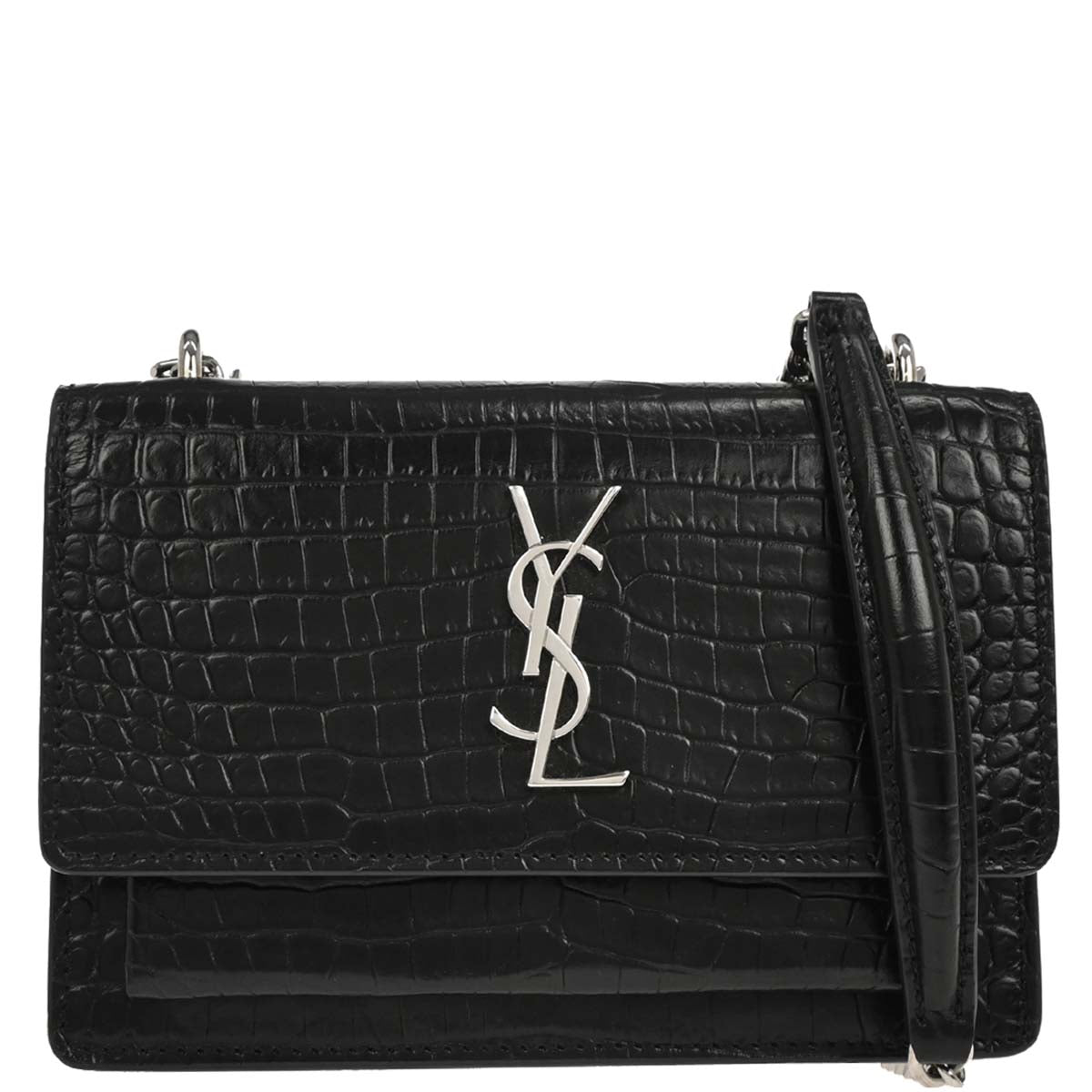 Saint Laurent * Black Sunset WOC Shoulder Bag