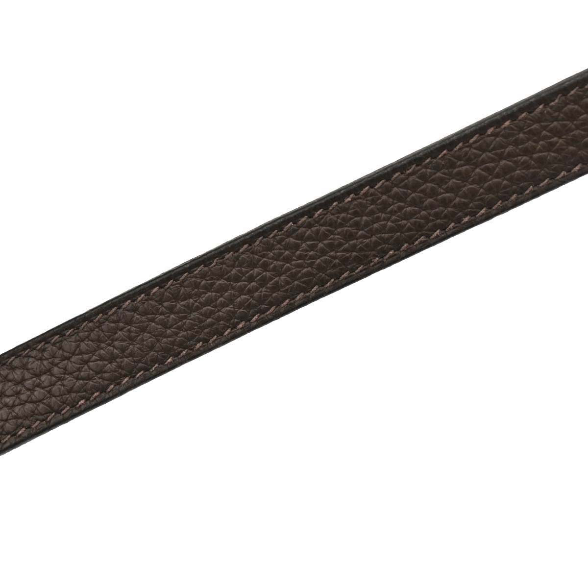 Hermes Ebene Taurillon Clemence Silky City 33 MM Shoulder Bag