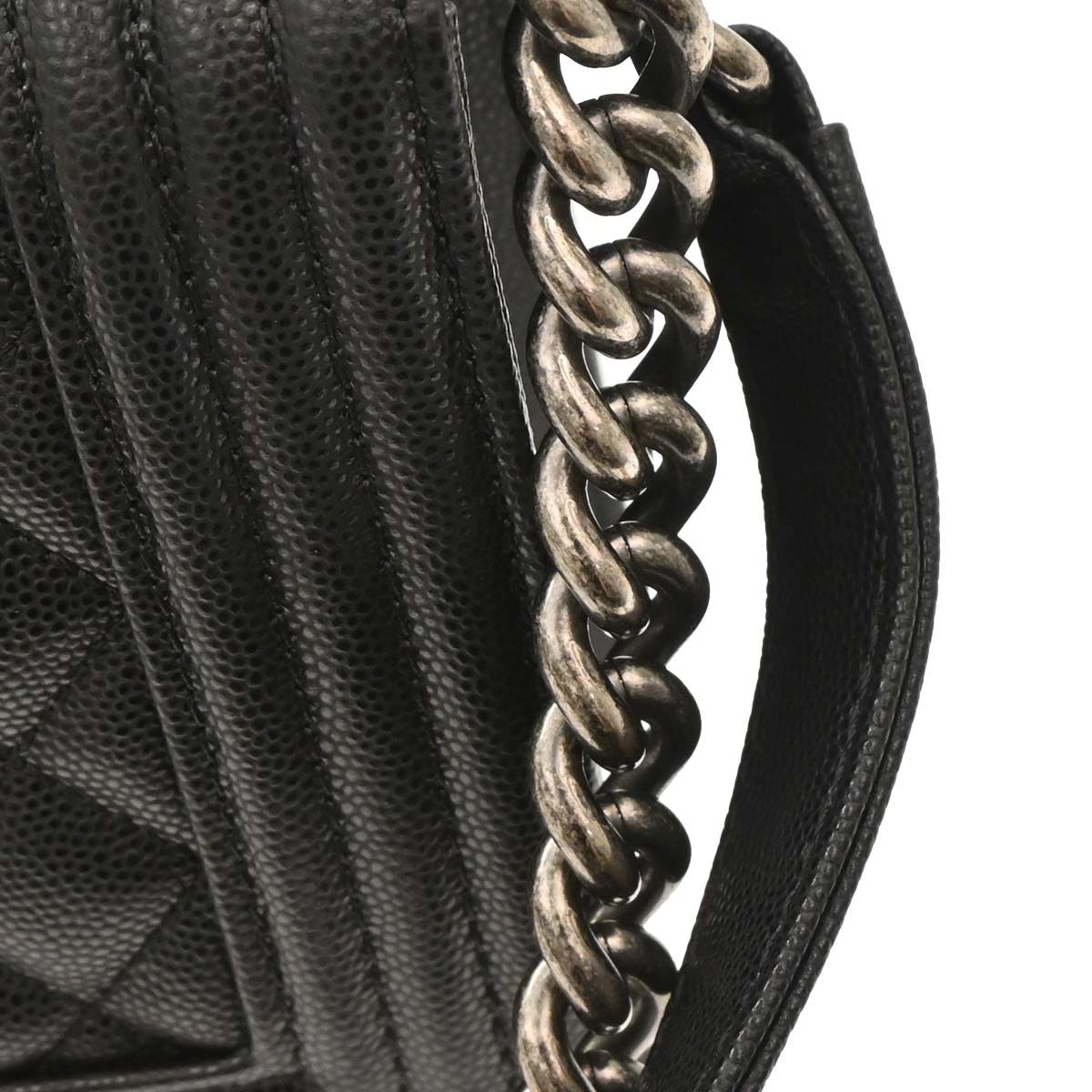 Boy Chanel 2019 Black Caviar Medium Shoulder Bag