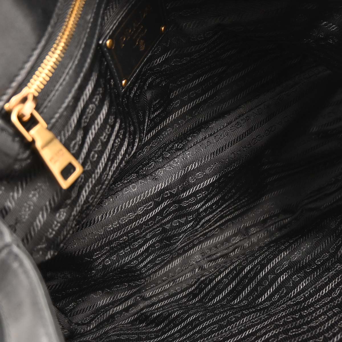 Prada Black Nylon 2way Shoulder Tote Bag